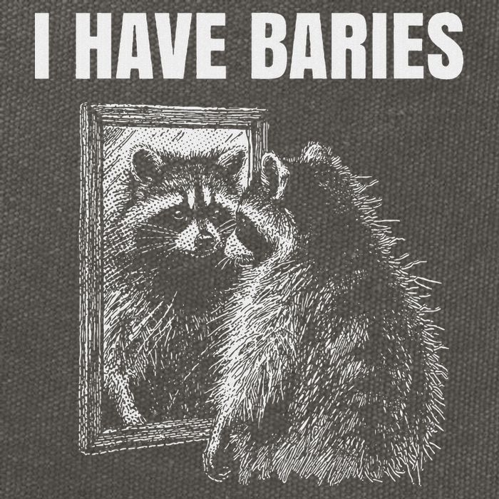 Sarcastic Saying I Have Rabies Meme Cotton Canvas Backpack