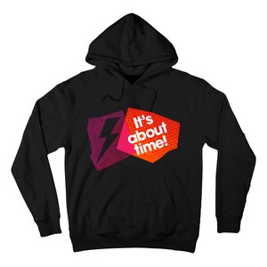 Sarah Slogan Its About Time Hoodie