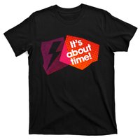 Sarah Slogan Its About Time T-Shirt