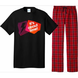 Sarah Slogan Its About Time Pajama Set