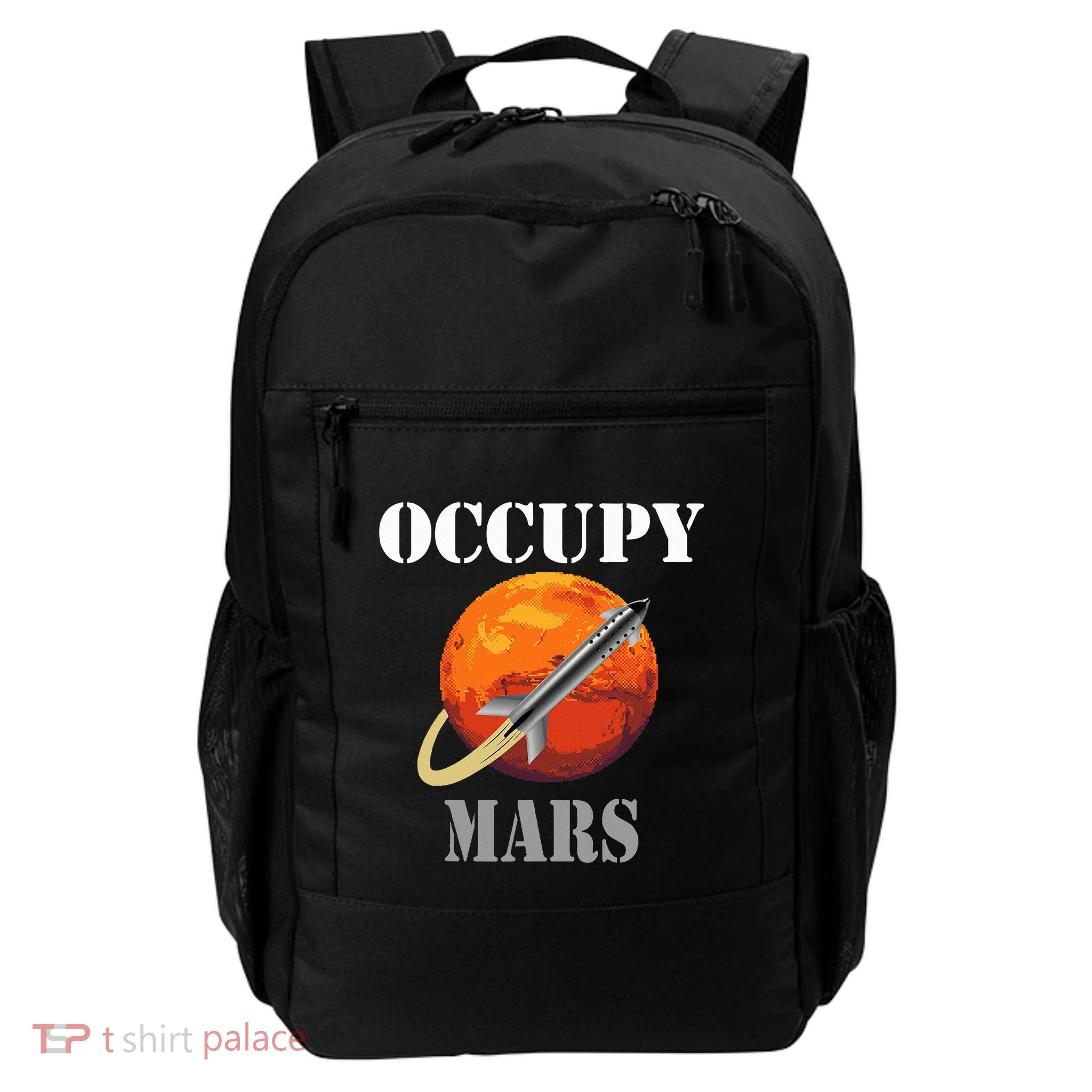 Scifi Space Interstellar Rocket Starship Occupy Mars Daily Commute Backpack