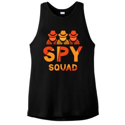 Spy Squad Investigator Private Detective Investigation Funny Gift Ladies PosiCharge Tri-Blend Wicking Tank