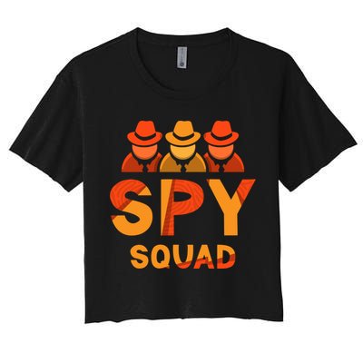Spy Squad Investigator Private Detective Investigation Funny Gift Crop Top