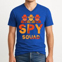 Spy Squad Investigator Private Detective Investigation Funny Gift V-Neck T-Shirt