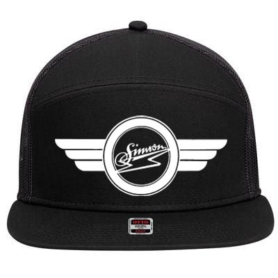 Simson 7 Panel Mesh Trucker Snapback Hat