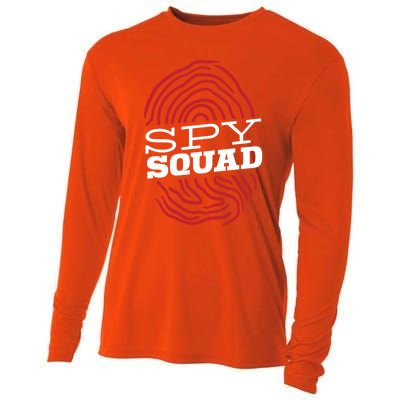 Spy Squad Investigator Private Detective Investigation Gift Cooling Performance Long Sleeve Crew