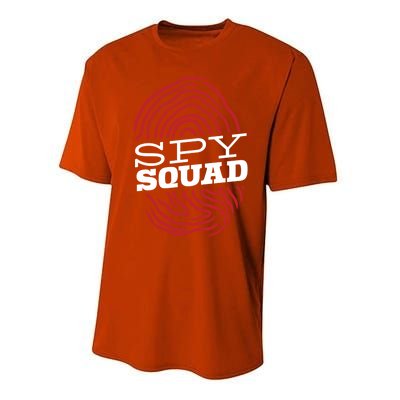 Spy Squad Investigator Private Detective Investigation Gift Performance Sprint T-Shirt