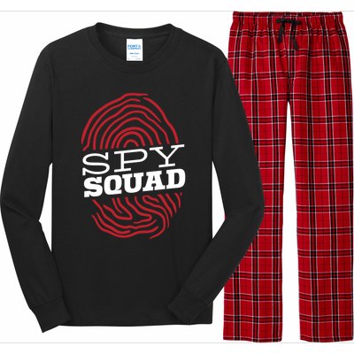 Spy Squad Investigator Private Detective Investigation Gift Long Sleeve Pajama Set