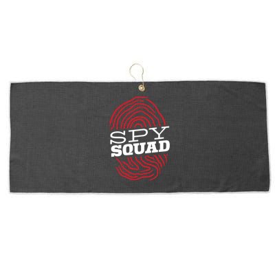 Spy Squad Investigator Private Detective Investigation Gift Large Microfiber Waffle Golf Towel