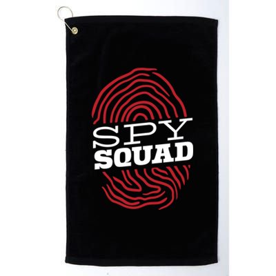 Spy Squad Investigator Private Detective Investigation Gift Platinum Collection Golf Towel