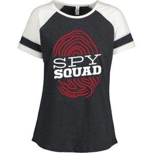 Spy Squad Investigator Private Detective Investigation Gift Enza Ladies Jersey Colorblock Tee