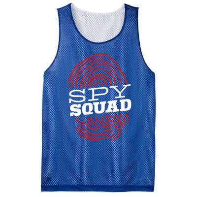 Spy Squad Investigator Private Detective Investigation Gift Mesh Reversible Basketball Jersey Tank