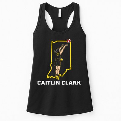 State Star Indiana Basketball Womens Tank Top
