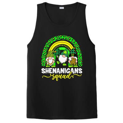 Shenanigans Squad Irish Gnomes Rainbow Leopard Patrick's Day PosiCharge Competitor Tank