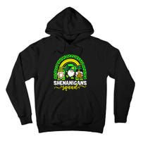 Shenanigans Squad Irish Gnomes Rainbow Leopard Patrick's Day Tall Hoodie