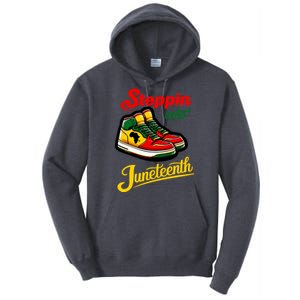 Shoes Steppin Into Juneteenth African American Tall Hoodie