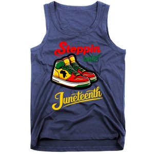 Shoes Steppin Into Juneteenth African American Tank Top