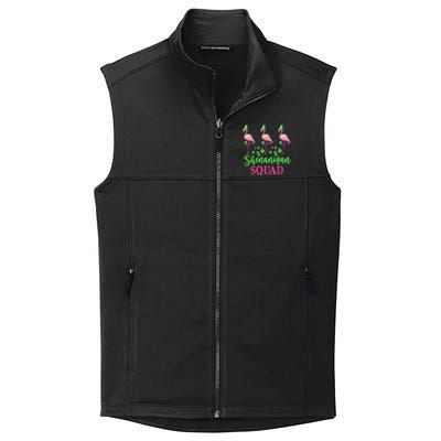 Shenanigan Squad Irish Flamingo Leprechaun St Patrick's Day Collective Smooth Fleece Vest