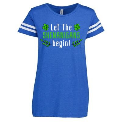 Shenanigans | Saint Irish Pats St. Patrick's Day Costume Enza Ladies Jersey Football T-Shirt