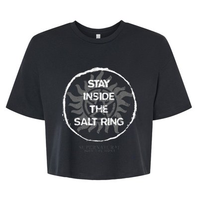 Supernatural Stay Inside The Salt Ring Bella+Canvas Jersey Crop Tee