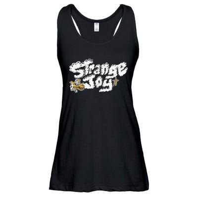 Sundaydrive Strange Joy Plane Ladies Essential Flowy Tank