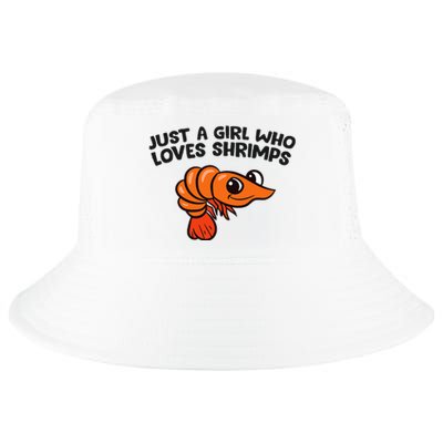 Shrimp Seafood Just A Girl Who Loves Shrimps Cool Comfort Performance Bucket Hat