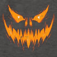 Scary Spooky Jack O Lantern Face Pumpkin Halloween Vector Backpack
