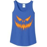 Scary Spooky Jack O Lantern Face Pumpkin Halloween Meaningful Gift Ladies Essential Tank