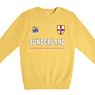 Sunderland Sportssoccer Jersey Flag Football Premium Crewneck Sweatshirt