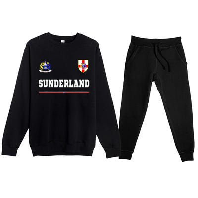 Sunderland Sportssoccer Jersey Flag Football Premium Crewneck Sweatsuit Set