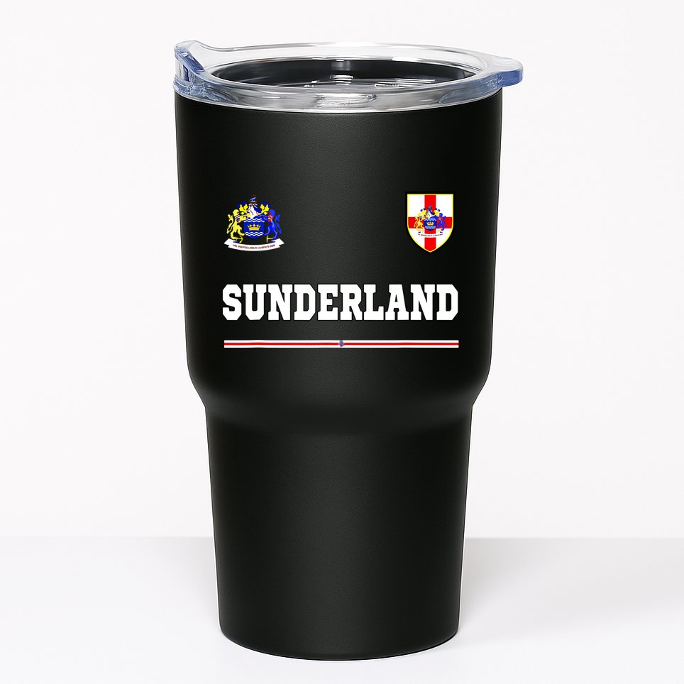 Sunderland Sportssoccer Jersey Flag Football Tumbler