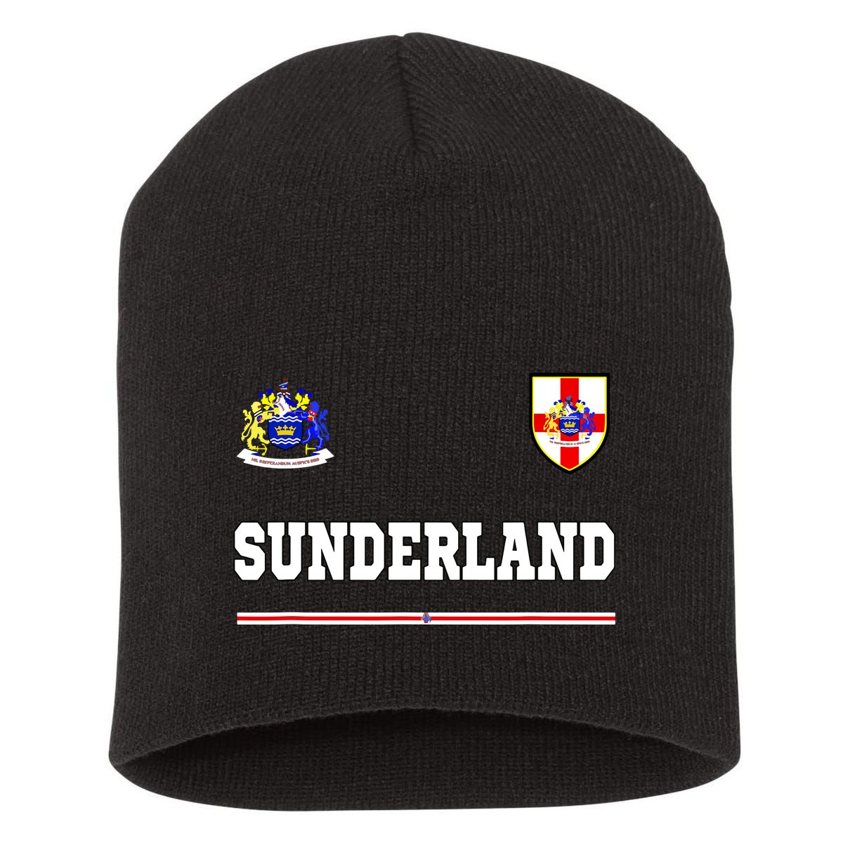 Sunderland Sportssoccer Jersey Flag Football Short Acrylic Beanie