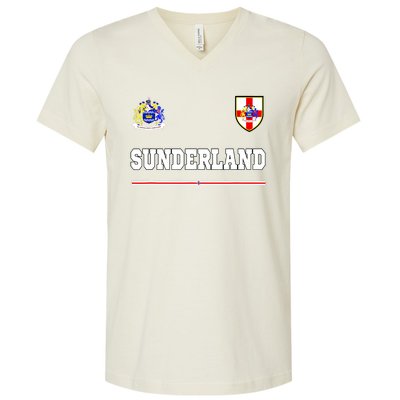 Sunderland Sportssoccer Jersey Flag Football V-Neck T-Shirt