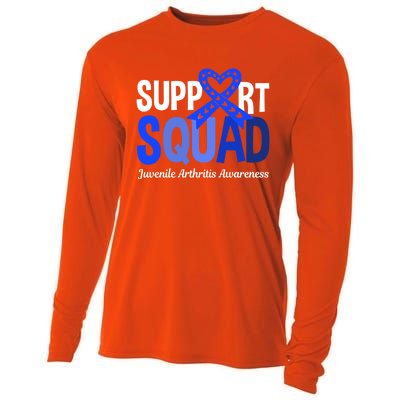 Support Squad Juvenile Arthritis Awareness Wear Meaningful Gift Cooling Performance Long Sleeve Crew