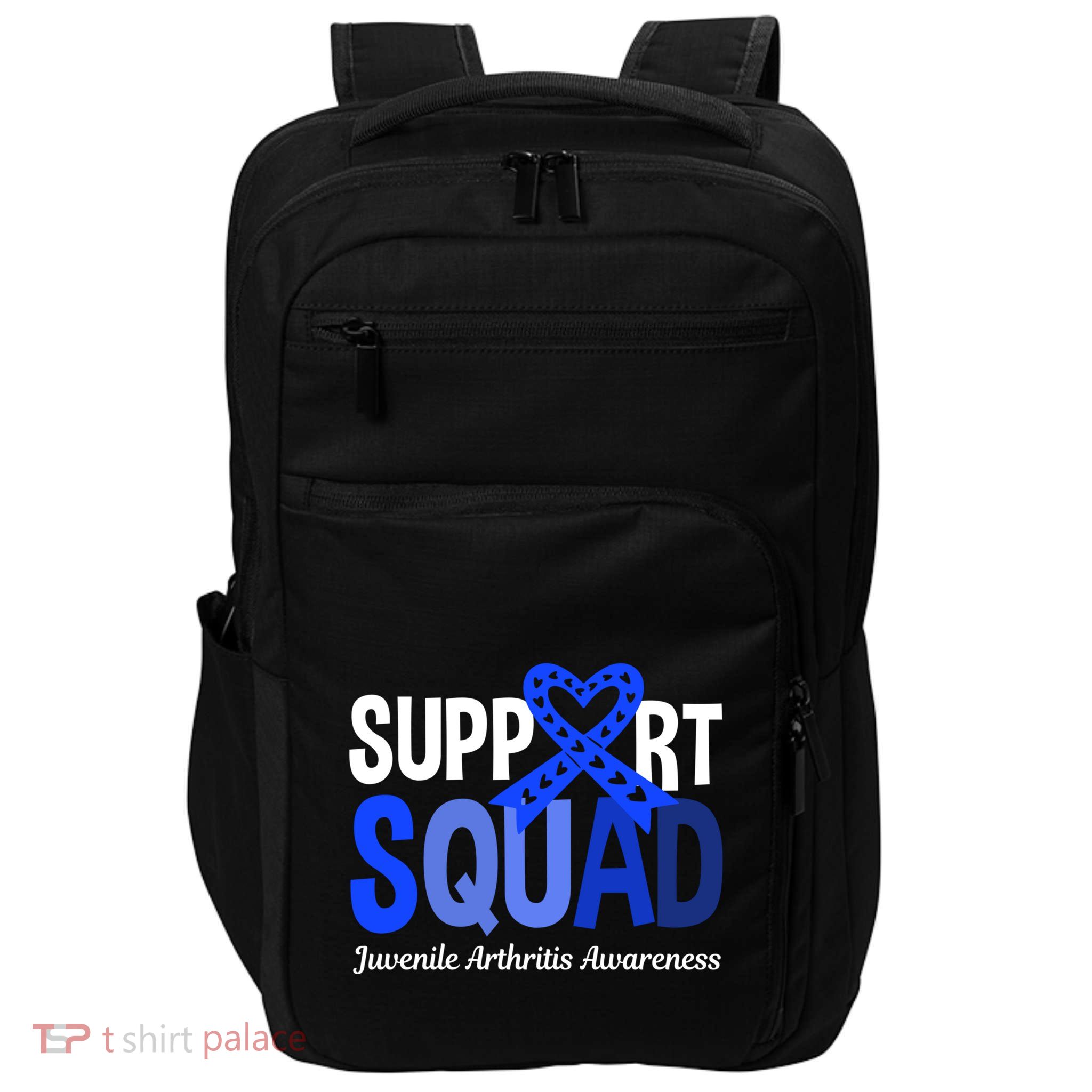 Support Squad Juvenile Arthritis Awareness Wear Meaningful Gift Impact Tech Backpack