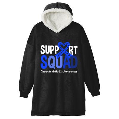 Support Squad Juvenile Arthritis Awareness Wear Meaningful Gift Hooded Wearable Blanket
