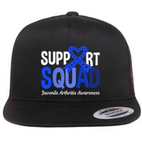 Support Squad Juvenile Arthritis Awareness Wear Meaningful Gift Flat Bill Trucker Hat