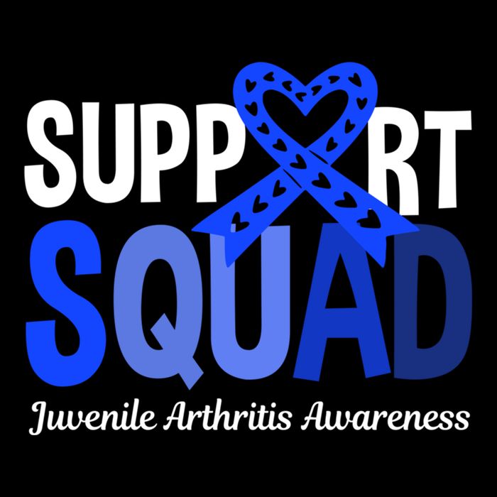 Support Squad Juvenile Arthritis Awareness Wear Meaningful Gift Women's Crop Top Tee