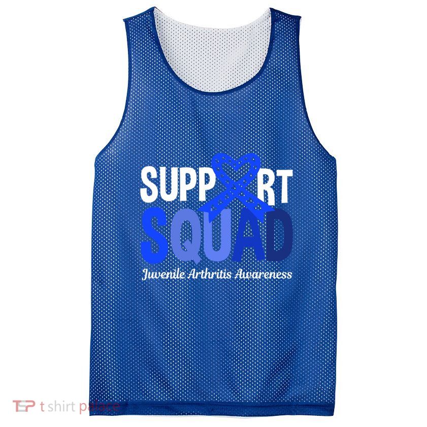 Support Squad Juvenile Arthritis Awareness Wear Meaningful Gift Mesh Reversible Basketball Jersey Tank