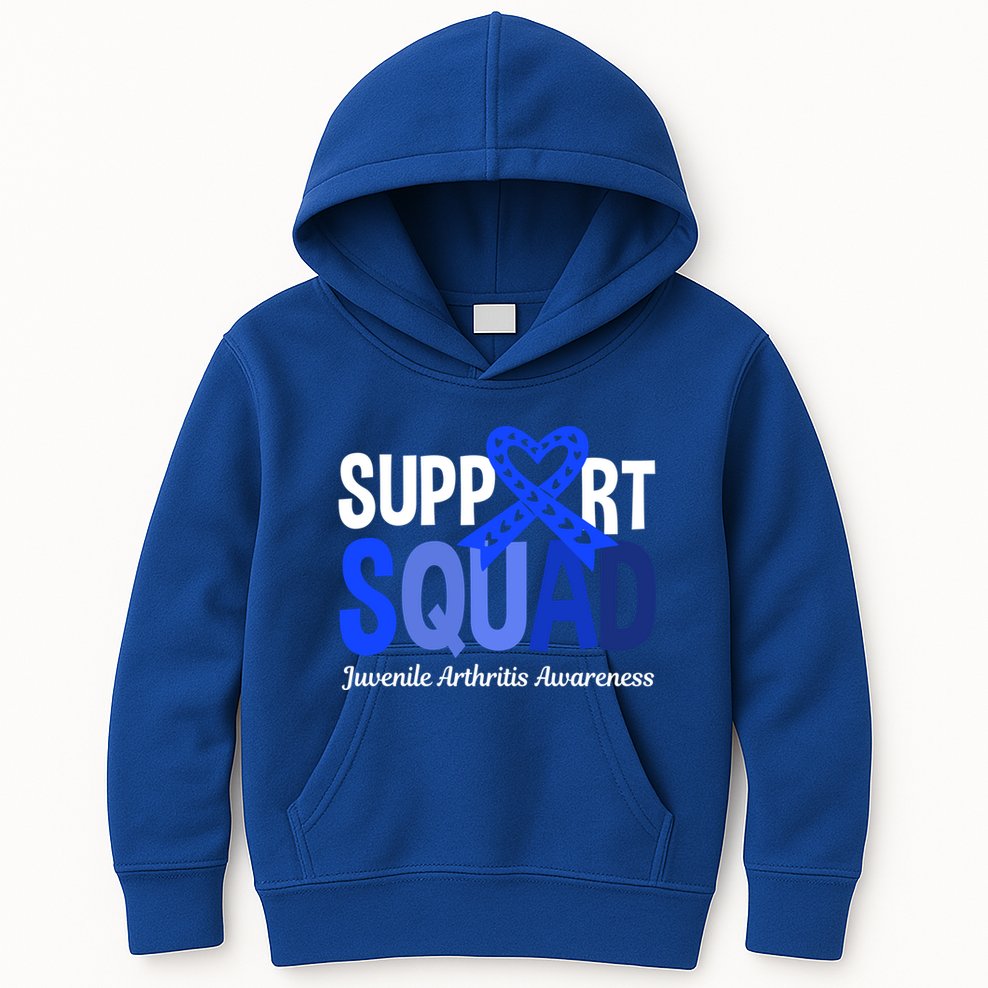 Support Squad Juvenile Arthritis Awareness Wear Meaningful Gift Kids Hoodie