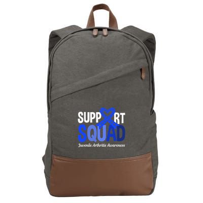 Support Squad Juvenile Arthritis Awareness Wear Meaningful Gift Cotton Canvas Backpack