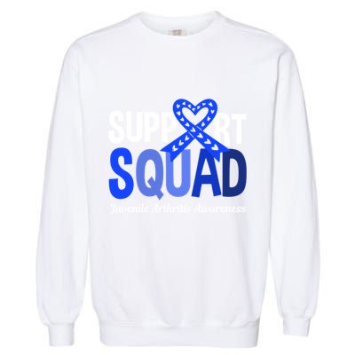 Support Squad Juvenile Arthritis Awareness Wear Meaningful Gift Garment-Dyed Sweatshirt