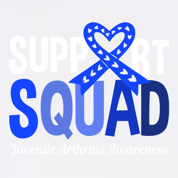 Support Squad Juvenile Arthritis Awareness Wear Meaningful Gift Garment-Dyed Sweatshirt