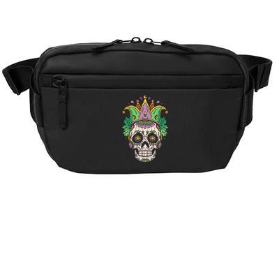 Sugar Skull Jester Costume Mardi Gras Festival Crossbody Pack