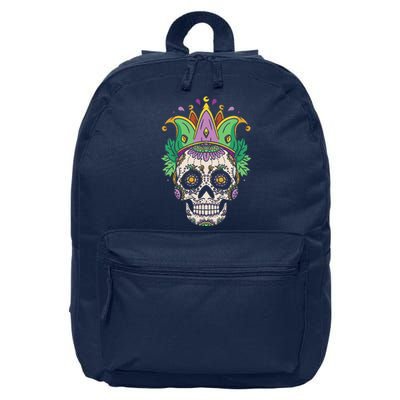 Sugar Skull Jester Costume Mardi Gras Festival 16 in Basic Backpack