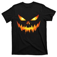 Scary Spooky Jack O Lantern Face Pumpkin Halloween T-Shirt