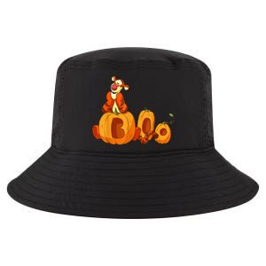 Scary Spooky Jack O Lantern Face Pumpkin Men Boys Halloween Cool Comfort Performance Bucket Hat