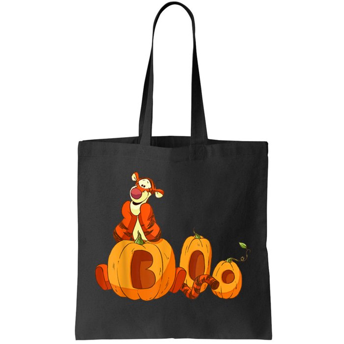 Scary Spooky Jack O Lantern Face Pumpkin Men Boys Halloween Tote Bag