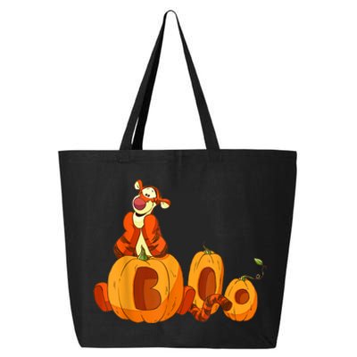 Scary Spooky Jack O Lantern Face Pumpkin Men Boys Halloween 25L Jumbo Tote