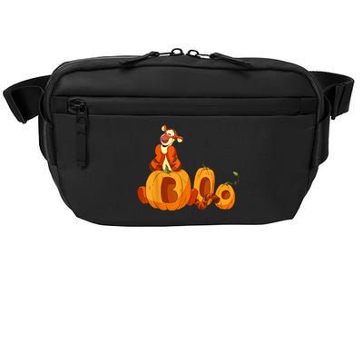 Scary Spooky Jack O Lantern Face Pumpkin Men Boys Halloween Crossbody Pack